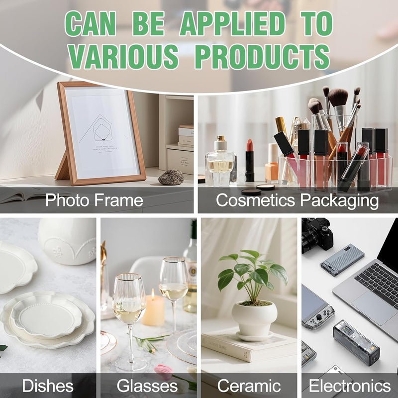 Inchoco 540Pcs Dish Packing Supplies for Moving, 270 Cushion Foam Wrap Pouches & Sheets 4 Sizes (16x12", 12x12", 12x7.8", 7.8x7.8") with 270 Fragile Stickers Plate Packing Sleeves for Fragile Shipping Storage - Image 5